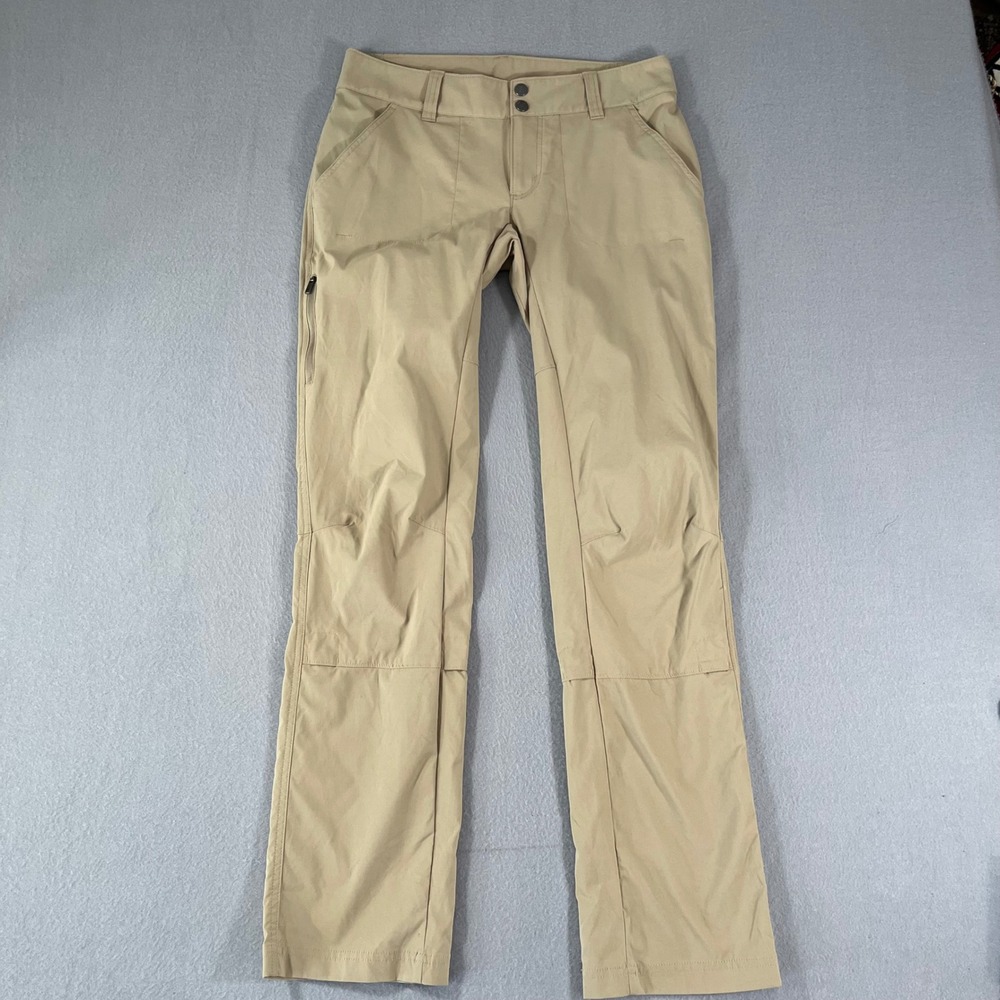 Columbia Women Saturday‎ trail II Khaki Omni Shield Hiking Outdoor Pants Reg 6